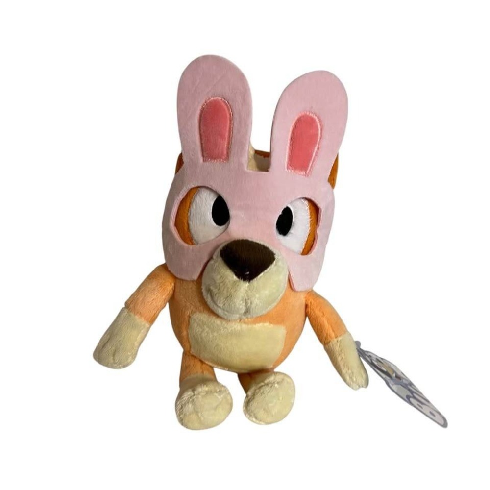 Bluey Bingo Plush With Easter Bunny Glasses Mask Stuffed‎ Toy With Tag